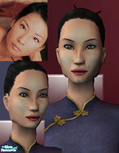 Sims 2 — lucy liu by Trash — chinese-american actres lucy liu