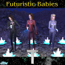 Sims 2 — Futuristic Babies by The T — By requested, These are outfits recolered of my creation called "Futuristic