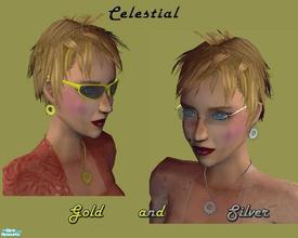 Sims 2 — Celestial Jewelry in Silver n Gold by buntah — I got a request from TNmom04 for silver recolors of my Celestial