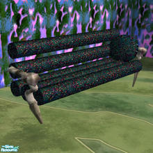 Sims 2 — Pod People Living by arenaria — Just a sofa and wall for now. I might add more later.I am getting tired of