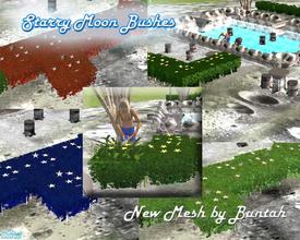 Sims 2 — Starry Moon Bushes by buntah — A special hybrid bush made by Moonbeam Agriculture Technology, Inc. They look