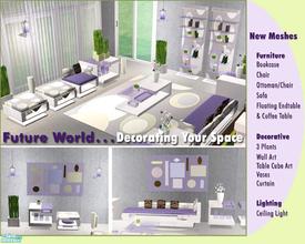 Sims 2 — Decorating Your Space by Cashcraft — If you are station on a barren, crater-filled rock of a planet with very