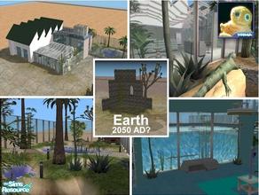 Sims 2 — Earth (2050 AD Eden Conservation Lab) by Cyclonesue — If Earth became barren and lifeless, will anyone have