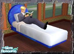 Sims 2 — Future World Hover Beds - Swirl by Waverly — Let the future come today! Future World's hover bed features a