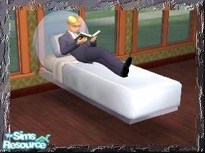 Sims 2 — Future World Hover Beds - Glass by Waverly — Let the future come today! Future World's hover bed features a