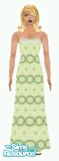 Sims 1 — Green Dress by watersim44 — 