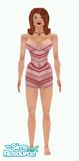 Sims 1 — Sarong 3 by watersim44 — Light skin tone. head not included.