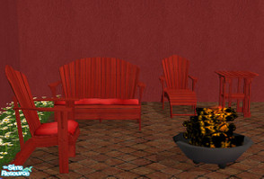 Sims 2 — Patio Fire MESH Fireplace by DOT — Patio Fire Have a fire on the patio, when guest come over. Or sit and relax
