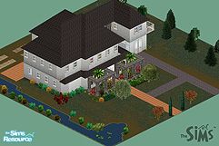 Sims 1 — Henderson Manor by Sdeannes — Models of the design triumphs and disasters inflicted on California from the 1800s