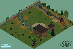 Sims 1 — GrayBack Panners Dugout by Sdeannes — Models of the design triumphs and disasters inflicted on California from