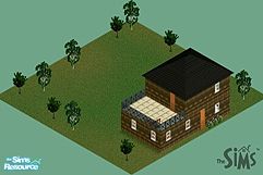Sims 1 — Simple House by Sonja Angel — This house is for first time home buyers. It's an open floor plan. 1 bedroom and