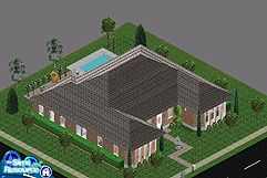 Sims 1 — Touch of Glamour by Texanne63 — A small yet glamourous home for the up and coming Super Star. Built for easy