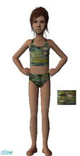 Sims 2 — Bobby Jack Camo Swimsuit by kollens — Fasioned after Bobby Jack Clothing. Find the fashions for your kids, of