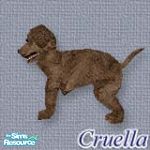 Sims 1 — BrownSpirit by TSR Archive — This is a large curly un-clipped poodle done in brown. He's looking for a nice Sims