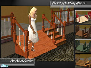 Sims 2 — Maxis Matching Ramps by BlackGarden — The Mayor of SimCity will be introducing accessibility laws starting Jan 1