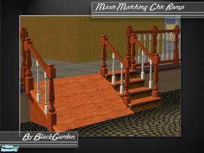 Sims 2 — Maxis Matching Chic Ramp by BlackGarden — The Mayor of SimCity will be introducing accessibility laws starting