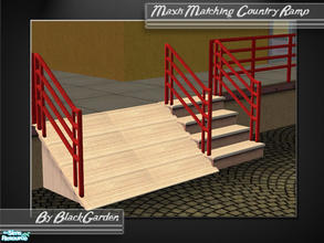 Sims 2 — Maxis Matching Country Ramp by BlackGarden — The Mayor of SimCity will be introducing accessibility laws