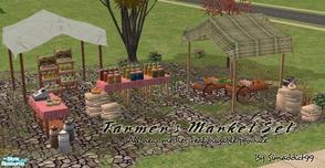 Sims 2 — Farmer\'s Market by Simaddict99 — UPDATED for OFB! Create a community lot Farmer\'s Market where your Sims can