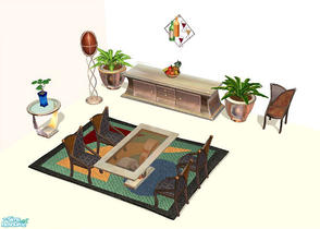 Sims 2 — dh-millenium-diningset by Dincer — This is the sims2 version of my pervious sims1 millenium set... your sims