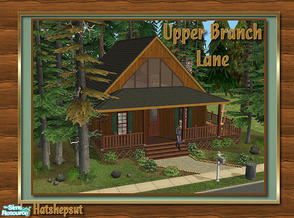 Sims 2 — Upper Branch Lane by hatshepsut — A peaceful woodland getaway home for sims on a budget!