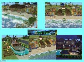 Sims 2 — Quengel 29 by Quengel — HOTEL! Size 4x5 to be placed on the beach. 2 Double-bedrooms + 2 3-bedrooms. TESTED in