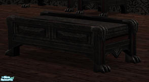 Sims 2 — Claws of Darkness Coffee Table by Simaddict99 — Uses Maxis \"claws of Darkness Throne\" textures
