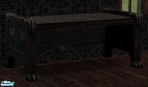 Sims 2 — Claws of Darkness Desk by Simaddict99 — Uses Maxis \"claws of Darkness Throne\" textures