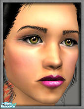 Sims 2 — Black \'n\' yellow by katelys — Soft eyeshadow in six different color combinations. Available for teens to