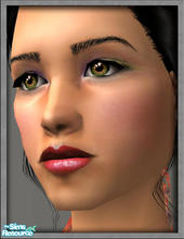 Sims 2 — Green \'n\' purple by katelys — Soft eyeshadow in six different color combinations. Available for teens to