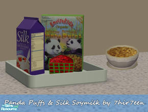 Sims 2 — Panda Puffs Cereal by 7hir7een — This is a tasty organic breakfast consisting of EnviroKidz Peanut Butter Panda