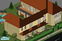 Sims 1 — Andalucia Villa by EarthGoddess54 — This stunning Spanish villa has 3 spacious bedrooms, 2 baths, & an open