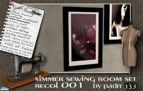 Sims 2 — Simmer Sewing Recol 001 Pic02 by Padre — Recolour of the Simmer Sewing Set recolour 001. Enjoy it!!