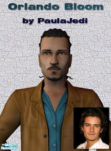 Sims 2 — Orlando Bloom by paulajedi — This is harder than it looks, but I did my best. Maybe you can find some curly hair