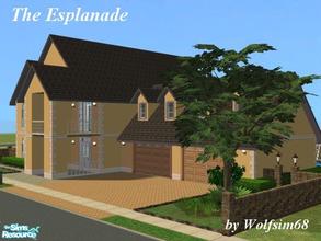 Sims 2 — The Esplanade by Wolfsim68 — This family home access to the 2 car garage via the Entry, a Music room, Living,