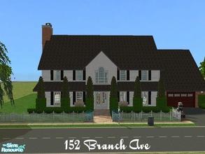 Sims 2 — 152 Branch Ave by SimMonte — A luxury home for your growing sim family. Features seperate living, dining,