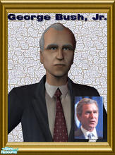 Sims 2 — George W. Bush, Jr. by paulajedi — George Bush, Jr. - President of the United States. 
