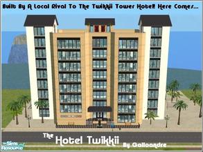 Sims 2 — The Hotel Twikkii by Galloandre — Built by a rival local business group to challenge the Twikkii Tower Hotel\'s