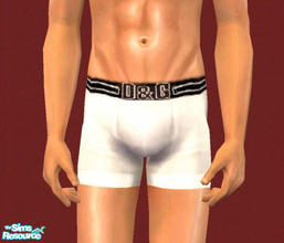 Sims 2 — Dolce and Gabbana - Underwear for Men - Boxer brief by Oceanviews — Dolce and Gabbana underwear for men now for