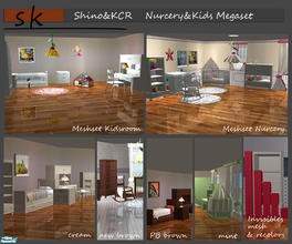 Sims 2 — Nurcery & Kids Megaset by ShinoKCR — Includes everything made for Nurcery and Kidsset: Meshset Nurcery,