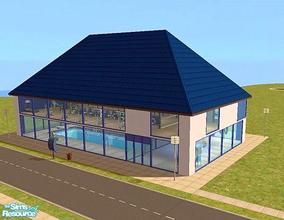 Sims 2 — Bluewater Pool and Gym by ziggy28 — Have fun at Bluewater Pool and Gym. A community lot size 3x2. On upper floor