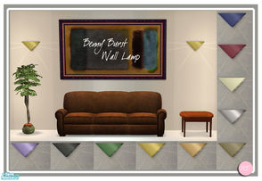 Sims 2 — Benny Burst Wall Light  by DOT — Benny Burst Wall Light. 1 mesh plus recolors. Sims2 by DOT of The Sims