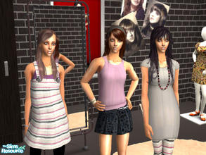 Sims 2 — 3 different outfits with same textures        by dunkicka — My new set! No mesh needed! Enjoy!