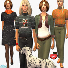 Sims 2 — evi winter ladies by evi — Winter outfits for adults
