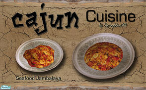 Sims 2 — Cajun Cuisine - Seafood Jambalaya by Simaddict99 — Seafood Jambalaya, available at dinner for both make and