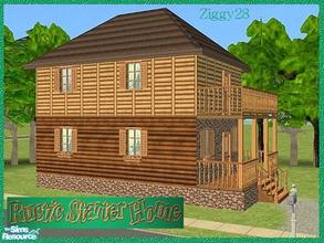 Sims 2 — Rustic Starter Home by ziggy28 — A nice little starter home, furnished and decorated mostly in the country