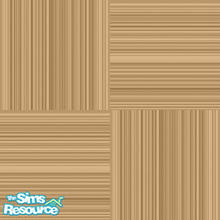 Sims 2 — rdv Dark Dragonflies - Dark Wood by Rowena DeVandal — Classic 4 square parquet style in a lovely shade of light