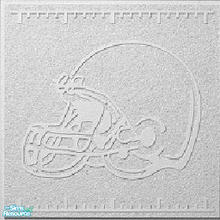 Sims 2 — jr Football  Ceiling tile by Dreamspinner — A awesome little ceiling tile with a football helmet