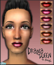 Sims 2 — Drama Queen lipstick set by katelys — Includes 6 shades of a dramatic and elegant lisptick + a slight touch of