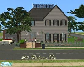 Sims 2 — 200 Padmay Dr by SimMonte — A perfect home for the growing family. Features a spacious open living space with