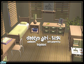 Sims 2 — Daddys Girl - TC94 by tdyannd — A recolor of kittyispretty69\'s Dreams Bedroom mesh featuring TC94 textures